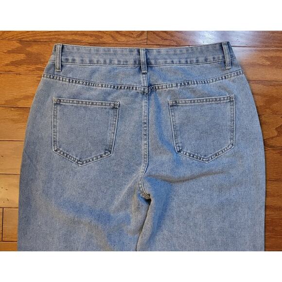 Nv Felix Jeans Light Blue Denim Women Size XL NWT High Rise W32 L31 - Picture 4 of 12